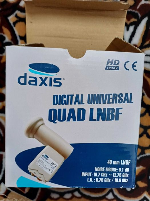 Receptor antena satelit daxis