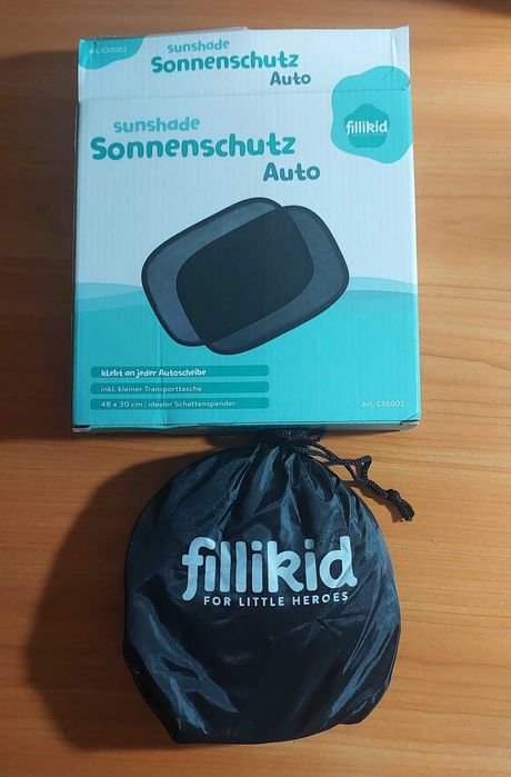 Parasolar auto 2 bucati /set FILLIKID / 48*30 cm