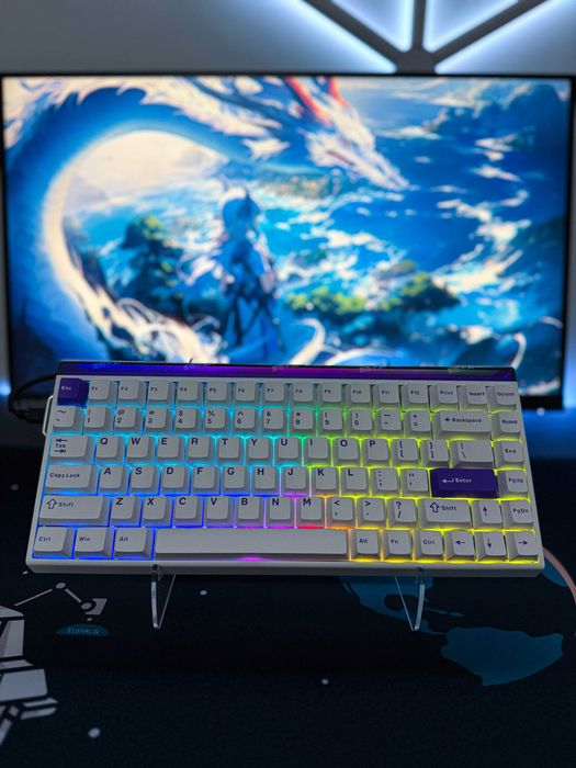 Tastatura Aula Hero 84HE / switch uri / stabilizatoare lubrifiate