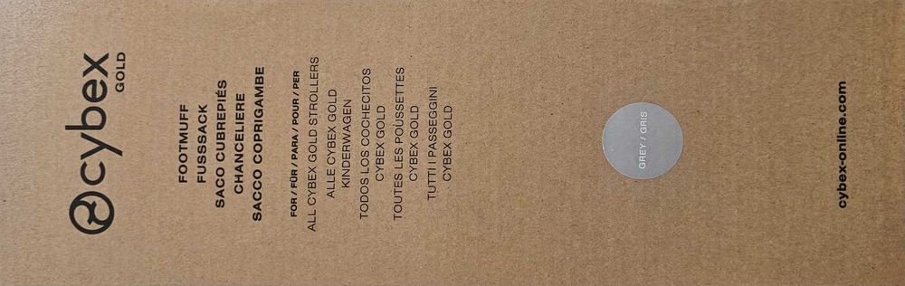 Зимно чувалче за количка Cybex Gold Footmuff Сив Цвят Нов