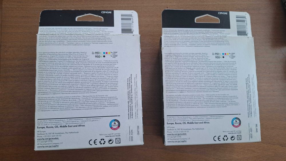 Комплект HP тонер касети