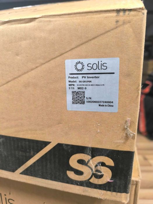 Invertor On-Grid SOLIS S6-GR1P6K  -  6kw monofazat NOU
