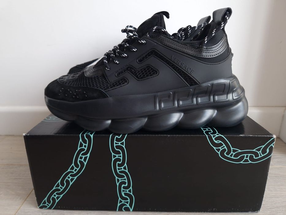 Versace Chain Reaction - Negri - Marimea 43 - Cadoul Ideal - Urgent