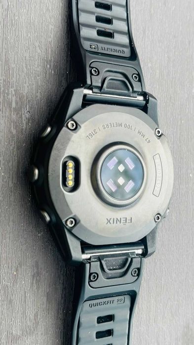 Garmin Fēnix E, 47mm, AMOLED, Slate Gray Black — stare impecabilă, garanție activă ~18 luni