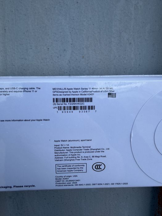 Продам apple watch 11 series 46 mm