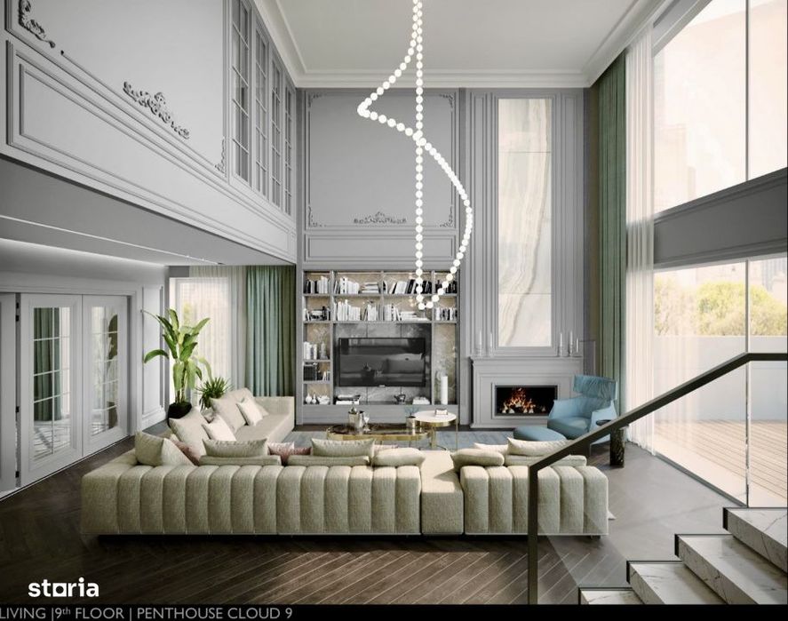 Cloud9 Residence | PENTHOUSE RAFINAT 800 mp cu 4 locuri parcare — fotografia 3