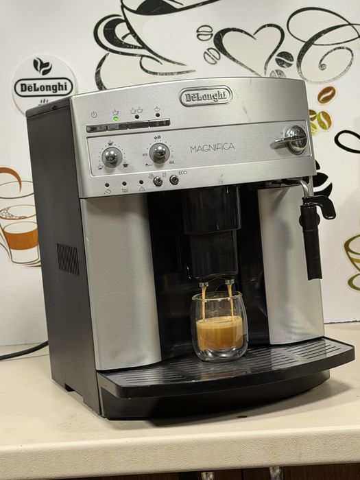 Кафемашина кафе автомат delonghi magnifica с гаранция