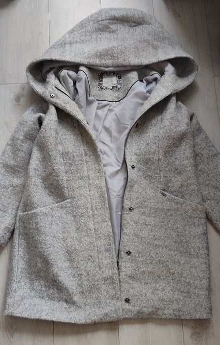 Сиво палто, размер л,хл