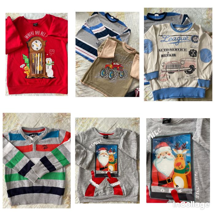 Кофта пуловер с длинным рукавом для мальчика