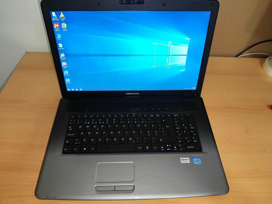 Laptop Medion 7222, 17 inch, I3, 6Gb Ram, ssd128Gb, display 17 inch!