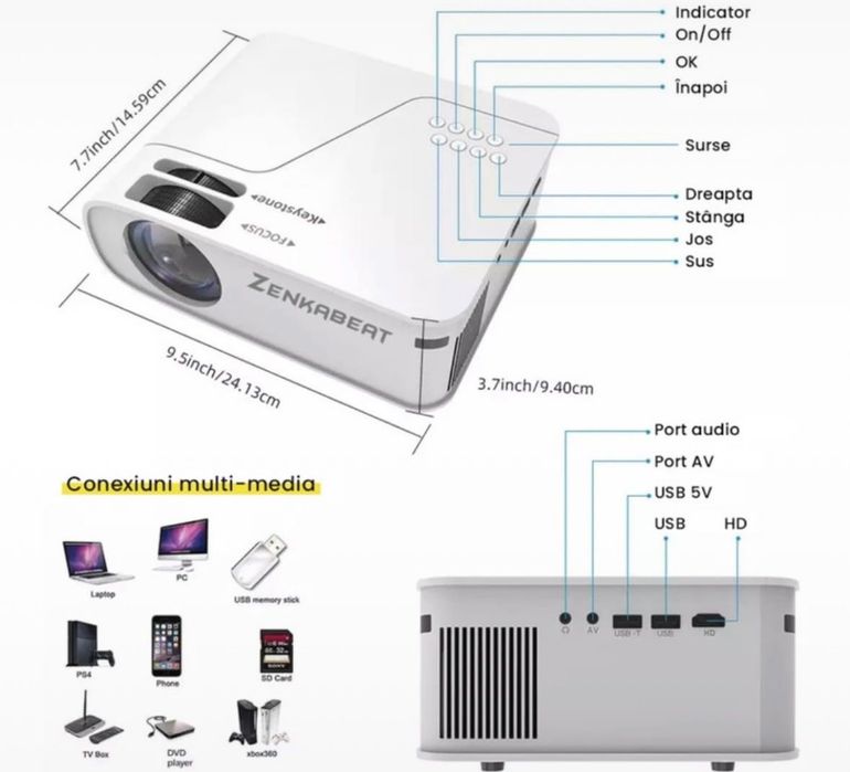 Videoproiector ZENKABEAT