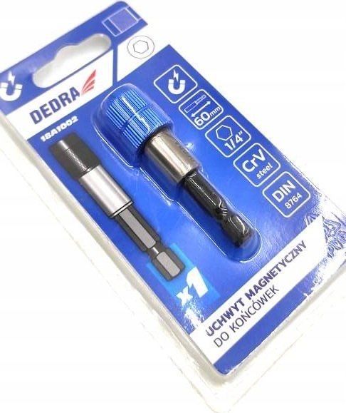 Магнитен държач за битове DEDRA 18A1002 - 60mm, 1/4"