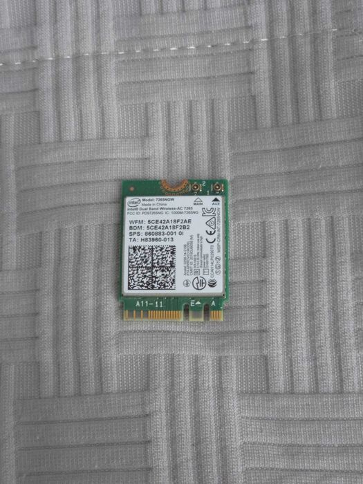 wifi модуль intel ac7265ngw