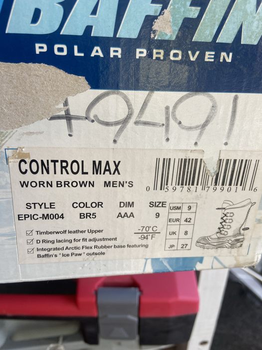 Ботинки Baffin Control Max