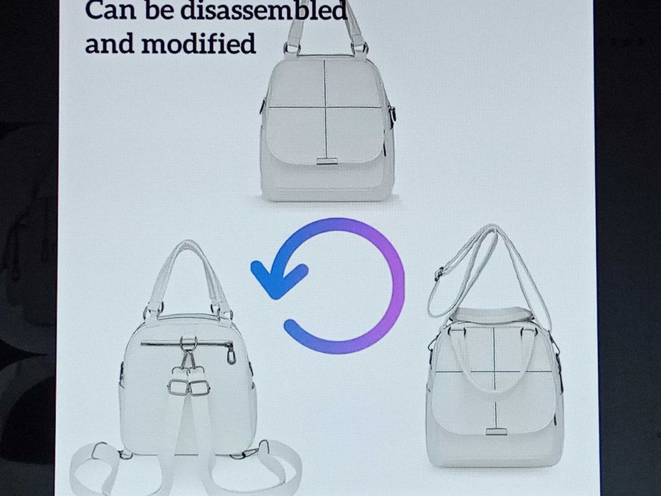 Дамска чанта-раница 3 в 1