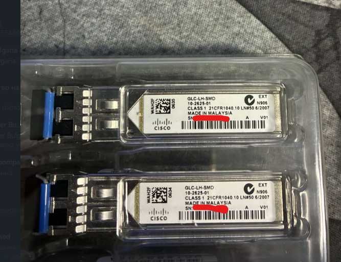 Cisco SFP modules / Сиско СФП модули