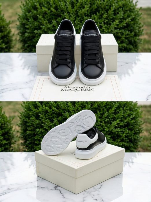 Adidasi Alexander McQueen Negru Alb Premium