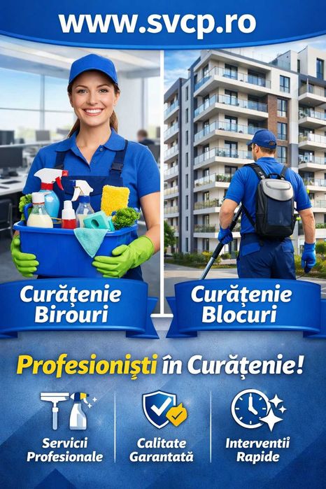Servicii curatenie blocuri și birouri  Bucuresti / Ilfov– SVCP.ro