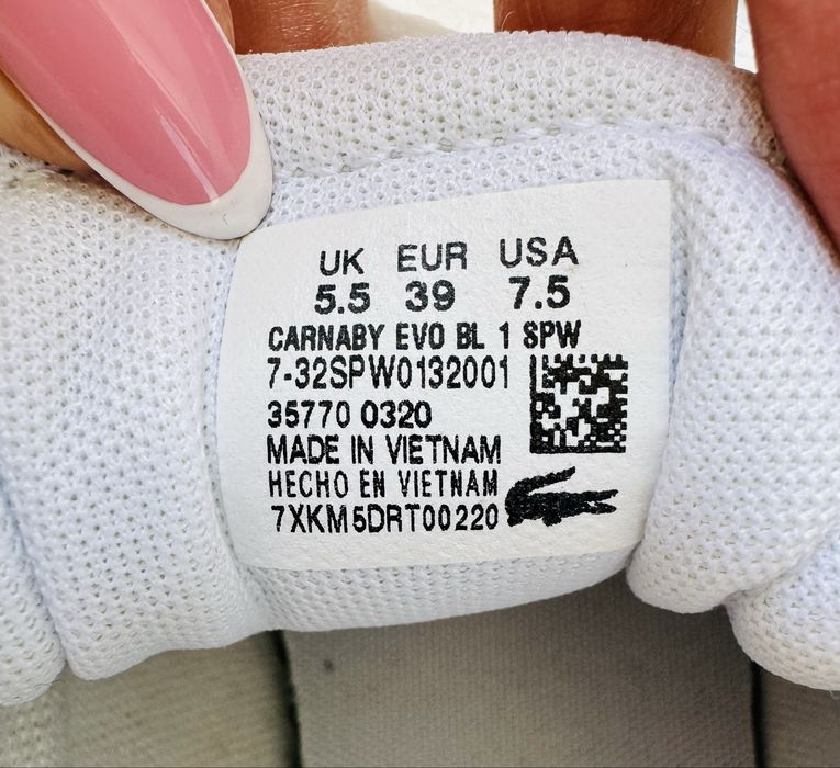 Продам кеды Lacoste оригинал унисекс