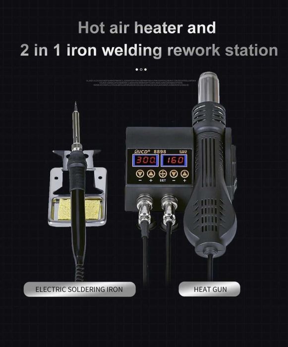 Поялна станция с лед дисплей