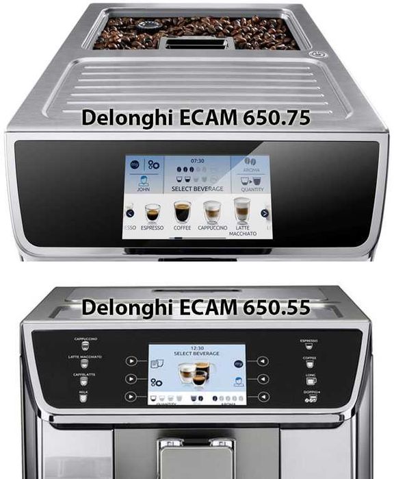 Kофемашина DeLonghi ECAM650.55\75.MS PrimaDonna Elite стиль и кофе