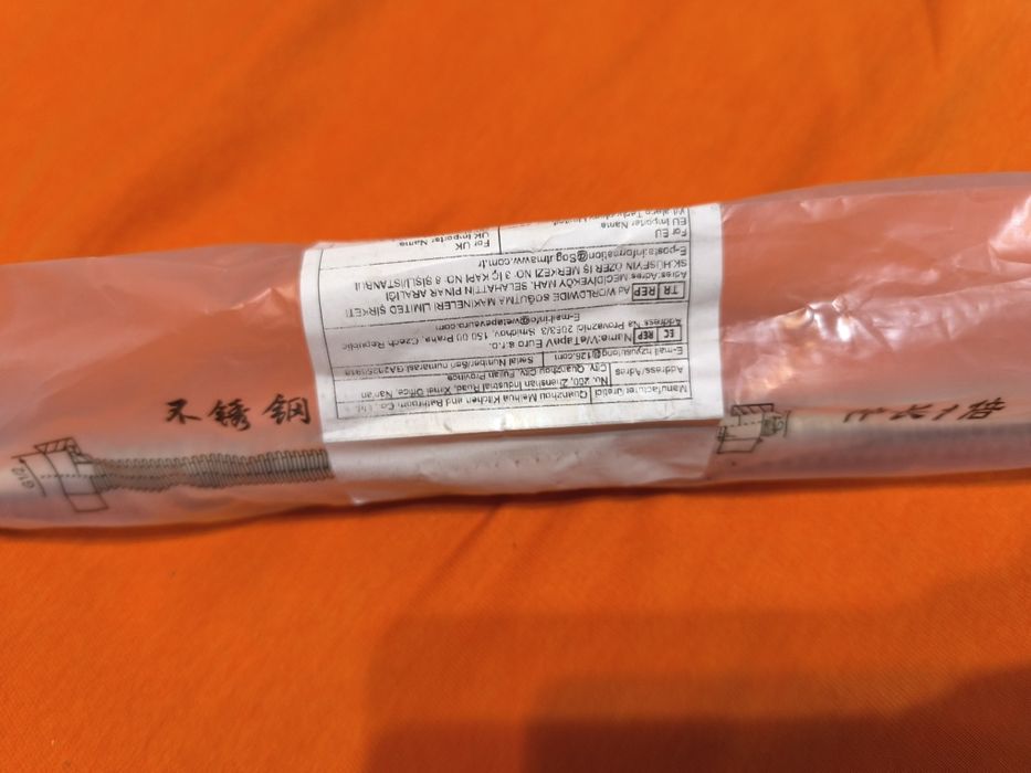 Racord din oțel inoxidabil Durabil dimensiuni 400 MM.