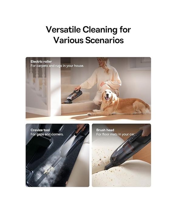 Aspirator de mana Baseus AP02, 6000Pa