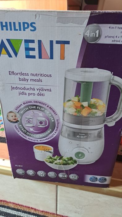 Aparat de gatit cu aburi philips avent 4 in 1