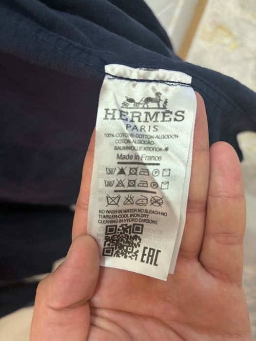 Продается Рубашка лен от бренда Hermes черная летная L (50 52)