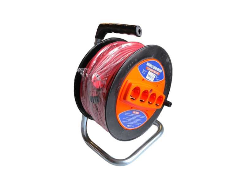 Удължител Макара 50м 3 х 2.5 3000W НОВИ