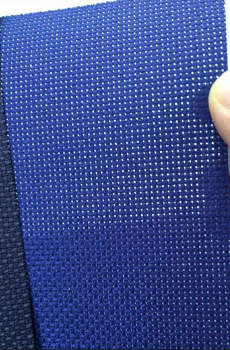 Канва (синяя) для вышивания крестиком