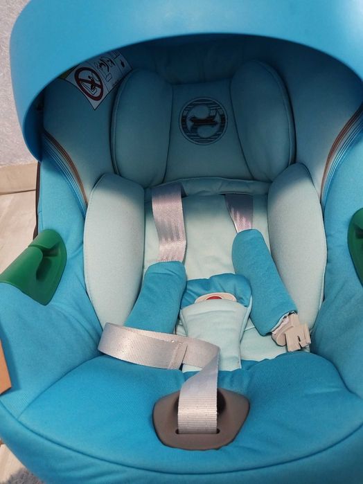 Стол за кола Cybex Aton S2 i-Size (0-13 кг.) Beach Blue