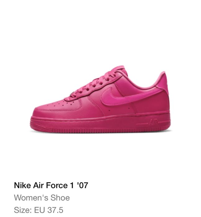 Nike Air Force 1 '07 - pink/Size: EU 37.5