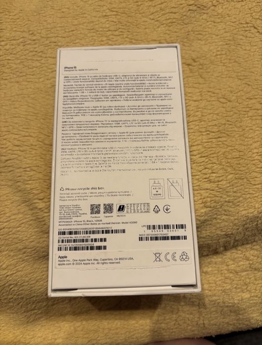 iPhone 15 128GB Black