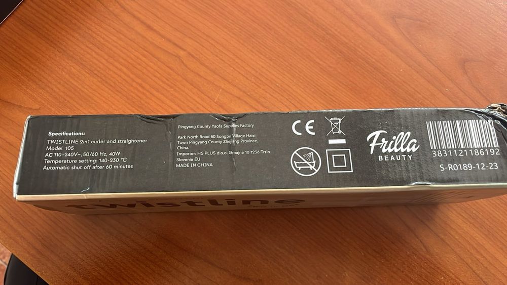 Нова преса за коса twistline