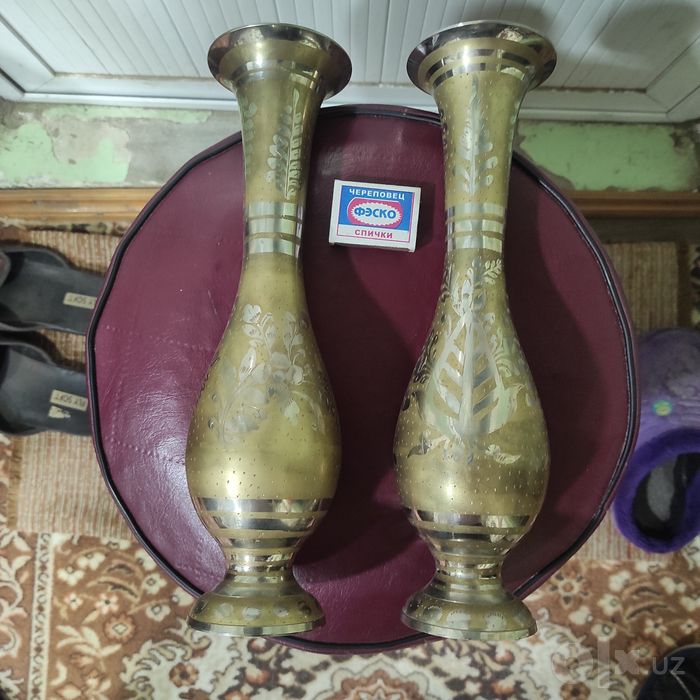 Вазы латунные индийские