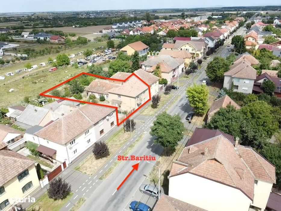 Casă cu 2 apartamente independente, teren de 719 mp - Str. Barițiu 108