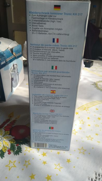НОВ Йонизатор/ освежител за гардероб Tronic