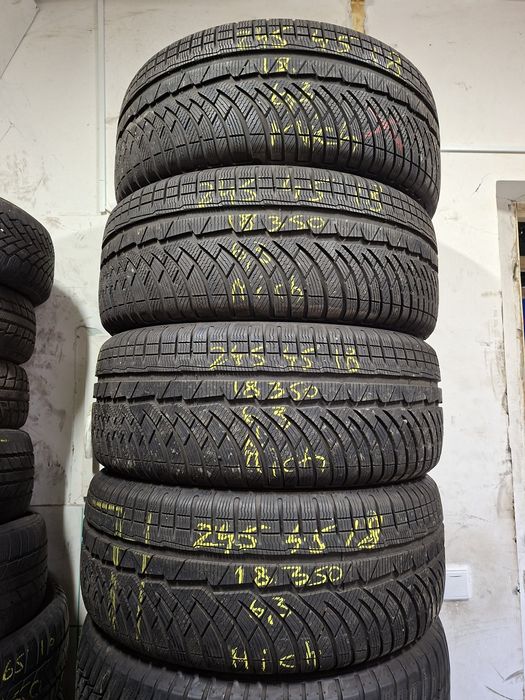 4 anvelope 245/45 R18 Michelin profil 6.3mm