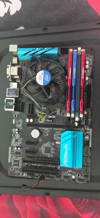 Intel i5-4590 + ASRock H97 Pro4 + 3x DDR3 1600MHz + Intel охладител