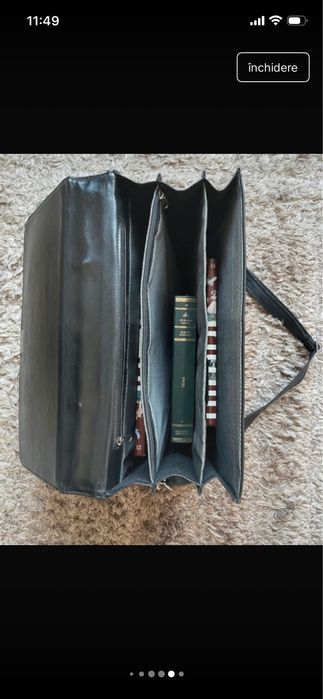 Geanta/servieta din piele naturala office