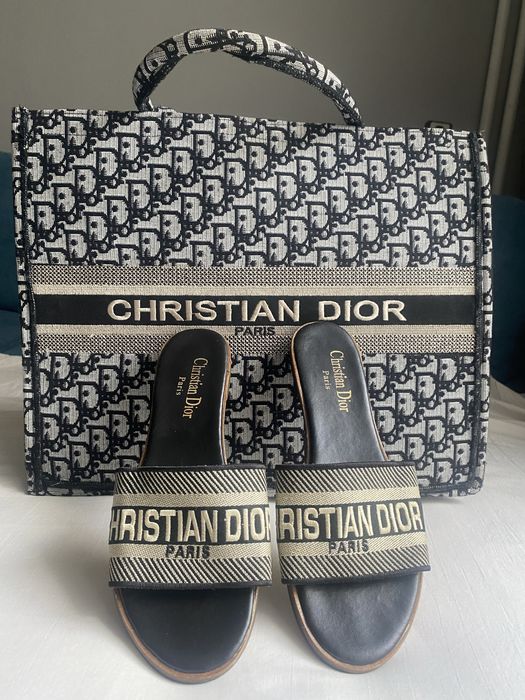 Christian Dior комплект чанта+чехли