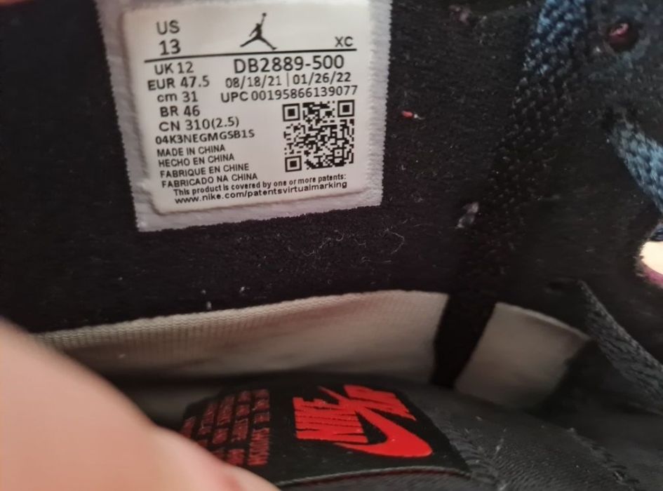 Ghete Jordan high element gore tex berry originali 47,5