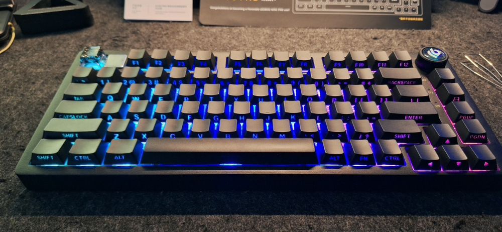 Tastatura mecanica Leobog HI75C PRO, aluminiu CNC, 3 mode