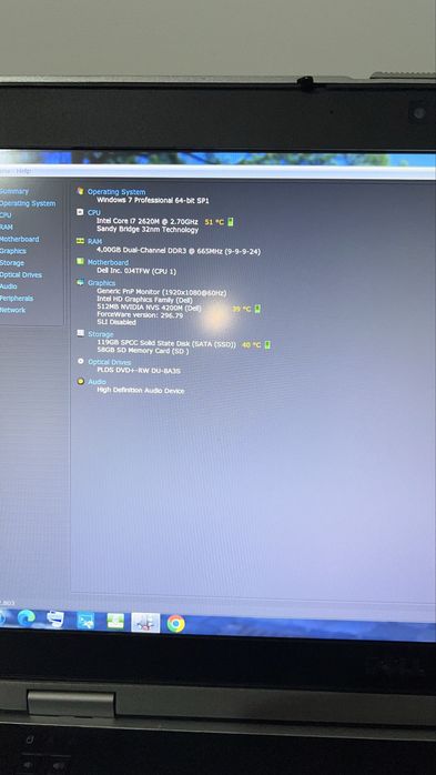 Лаптоп делл Е6520