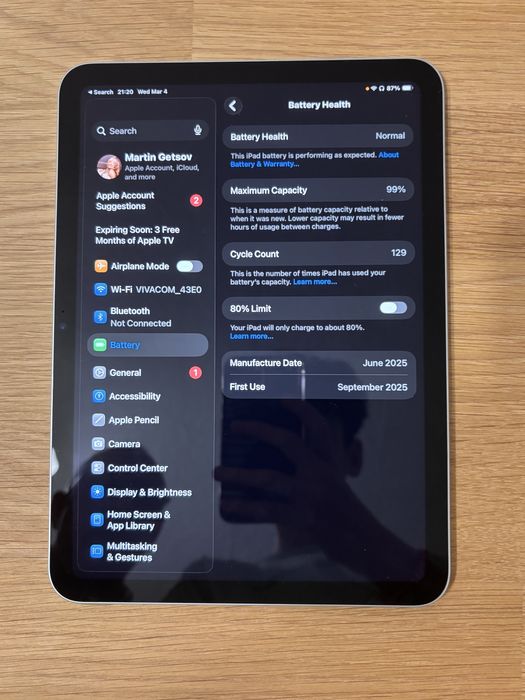 IPad A16 с гаранция