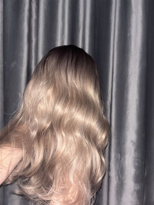 Парик для косплеев блонд ( длиные волосы с амбре)