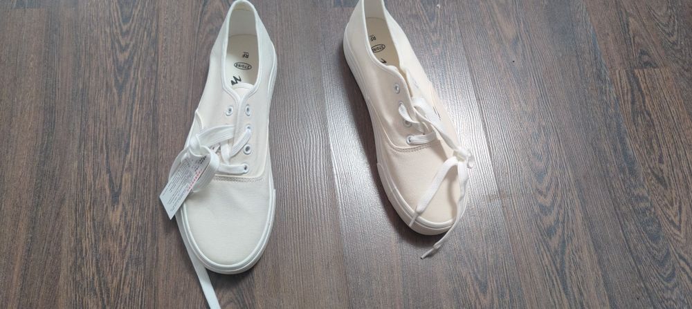 Макасы из ткани бежевые