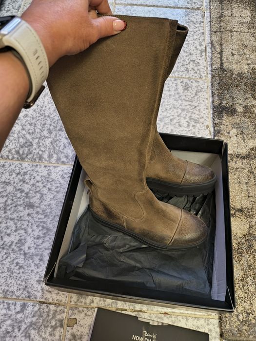 Ботуши  Bianki естествен велур