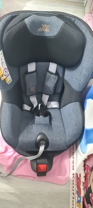 Scaun auto ISOFIX i-Size Britax Romer DUALFIX Blue Marble, 40-105 cm,